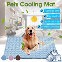 Load image into Gallery viewer, Dog Mat Cooling Summer Pad Mat For Dogs Cat Blanket Sofa Breathable Pet Dog Bed Summer Washable For Small Medium Large Dogs Car