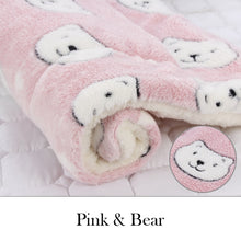 Load image into Gallery viewer, Soft Flannel Thickened Pet Soft Fleece Pad Pet Blanket Bed Mat For Puppy Dog Cat Sofa Cushion Home Rug Keep Warm Sleeping Cover