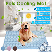 Load image into Gallery viewer, Dog Mat Cooling Summer Pad Mat For Dogs Cat Blanket Sofa Breathable Pet Dog Bed Summer Washable For Small Medium Large Dogs Car
