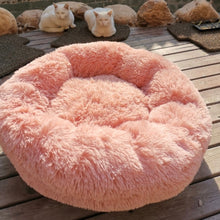 Load image into Gallery viewer, VIP LINK - Dog Long Plush Dounts Beds Calming Bed Hondenmand Pet Kennel Super Soft Fluffy Comfortable for Large Dog / Cat House
